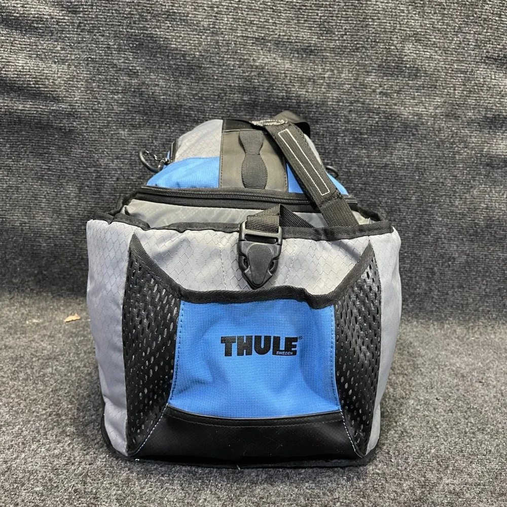 Thule 7034T Cooler Caddy Blue/GRY Insulated Storage Bag Travel Organizer K209983
